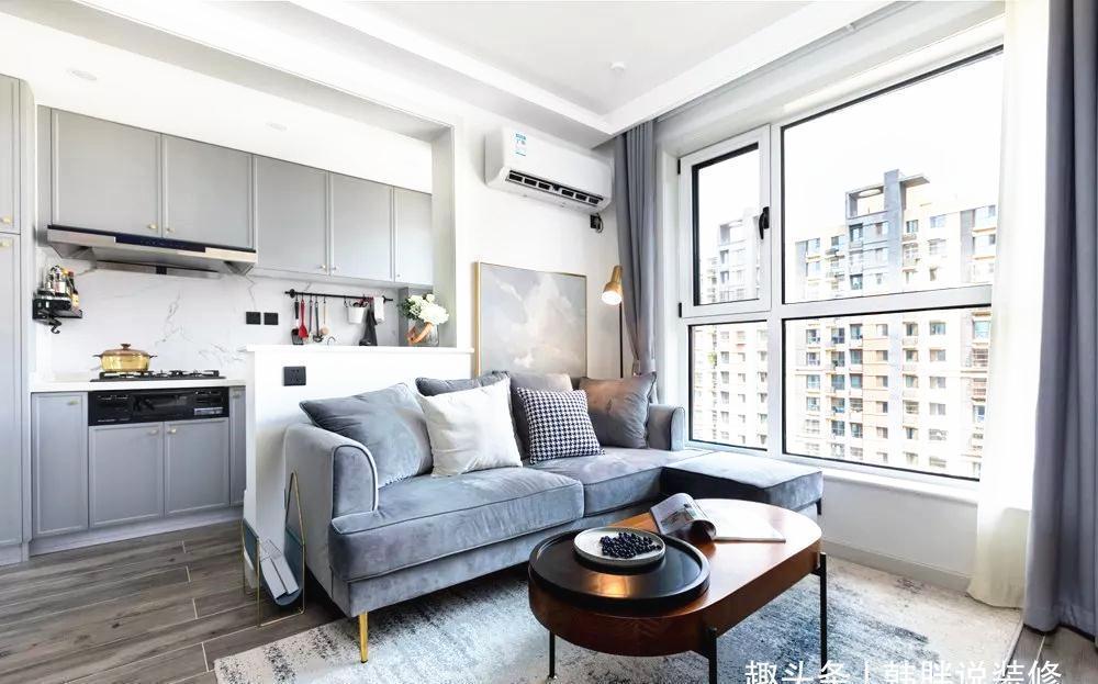 玄关柜|参观小姨子的60㎡公寓,一个人住太舒服了,难怪30岁还不找男朋友