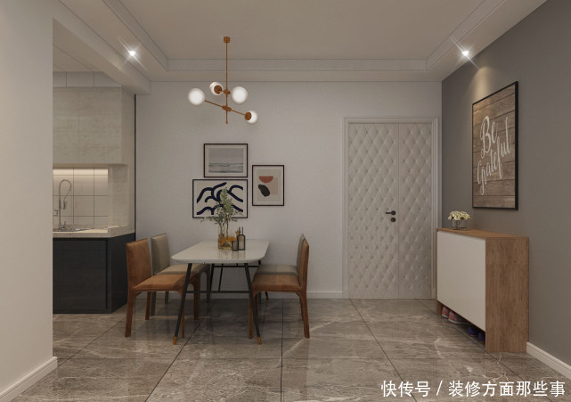 家居|100平现代二居室,装修完邻居争相来模仿