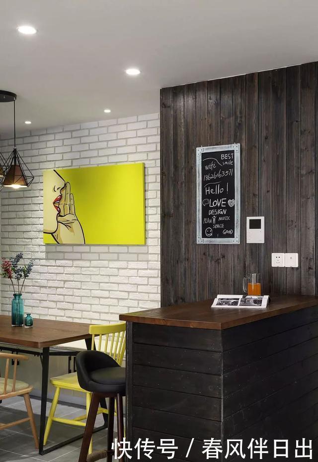 背景墙|125平北欧风三居室，简约有气质！