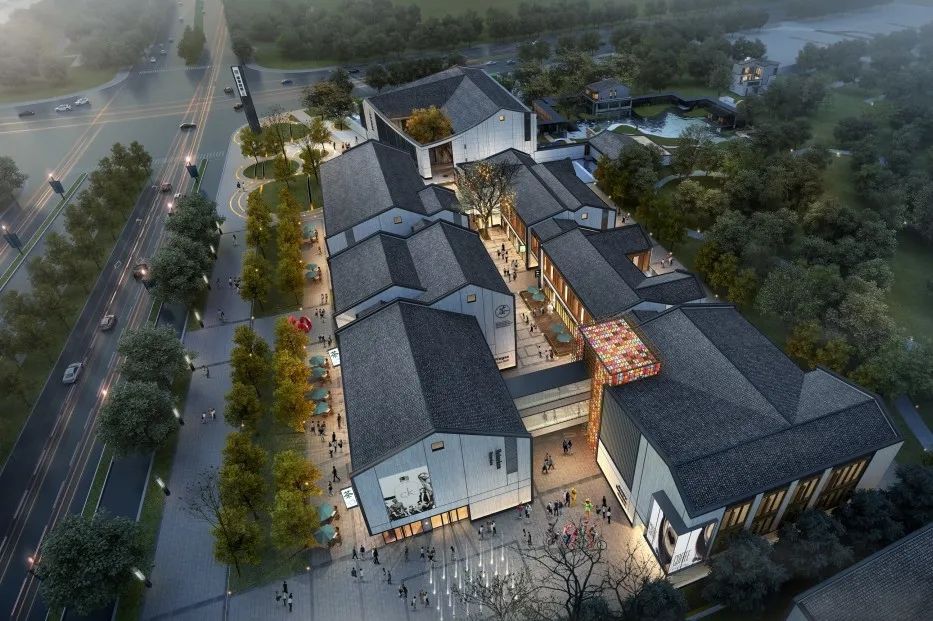 商街|北京万科翡翠西湖小镇中心·西庐集