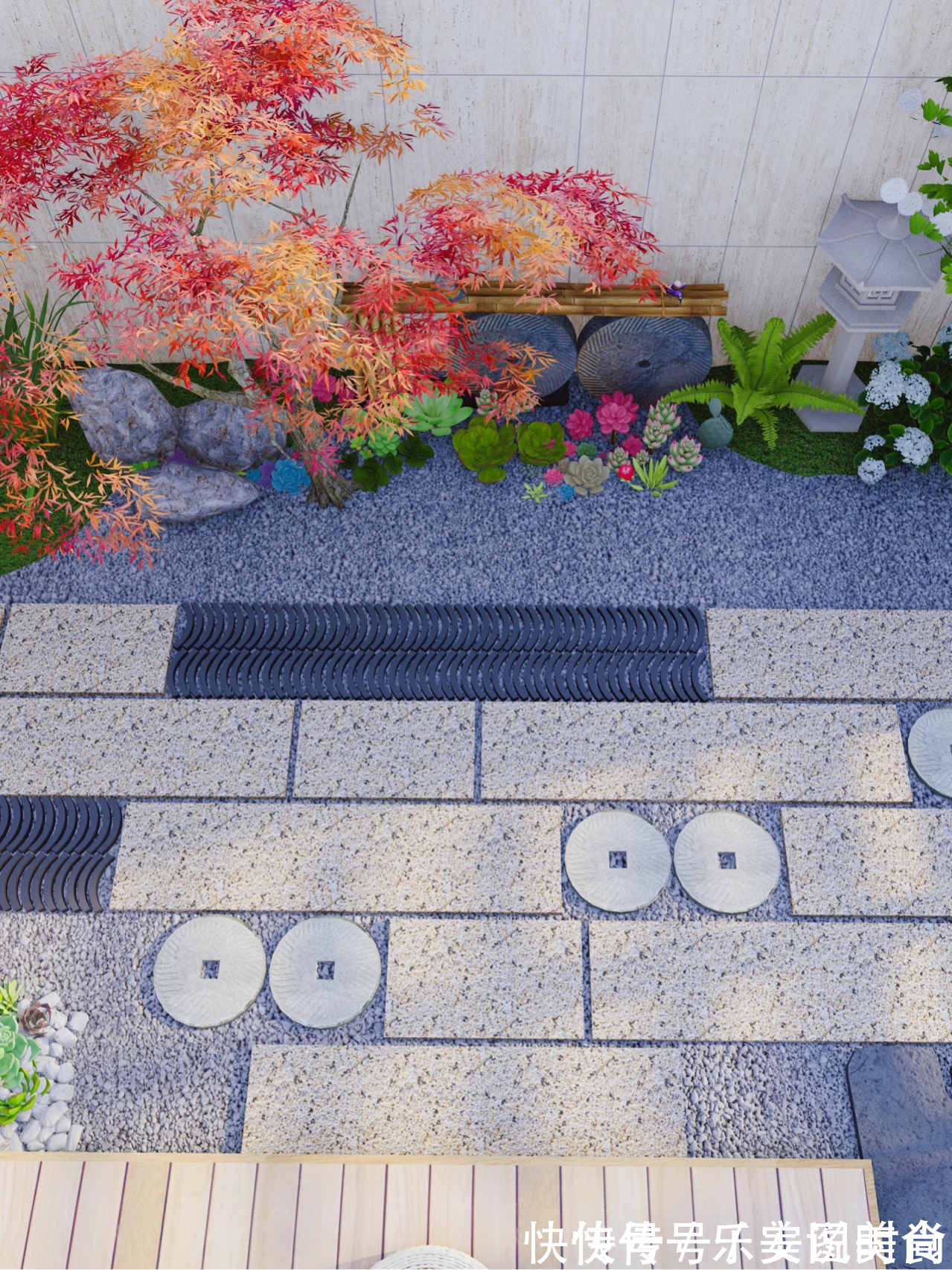 小花园|30㎡上下庭院如何设计？这种精致的治愈系现代风小花园，太好看啦