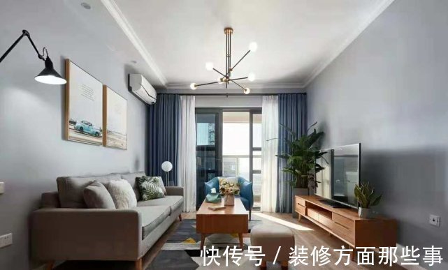 睡眠质量|120平现代二居室稳重大气的灰色客厅中又增添了绿植的清新