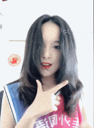 |搞笑GIF:我很好奇,女生头发下面可以藏多少脸