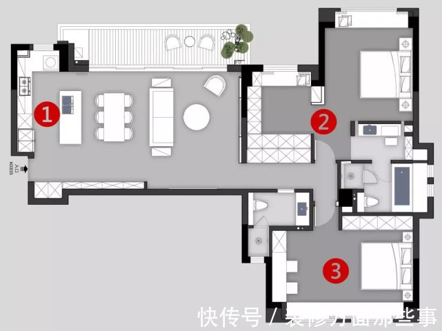 电视柜|140平二居室就大门就看见厨房，还没有电视柜