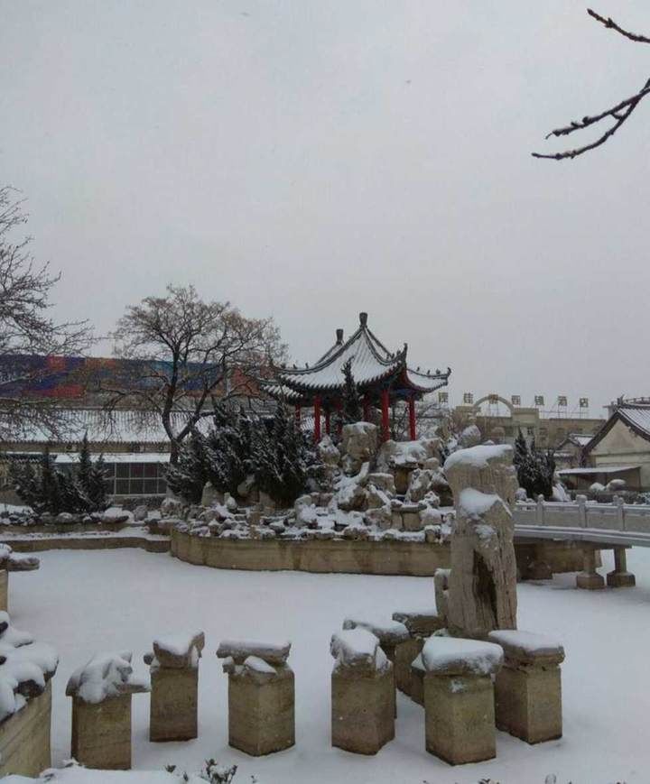 龙口|雪｜龙口文学·老宅漱芳园的飘雪