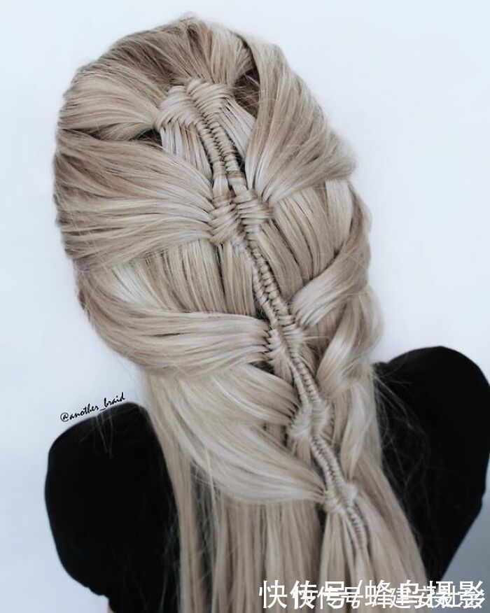 发型 65张编发照片,这哪是编头发分明是画画,图3这发型一次要半天