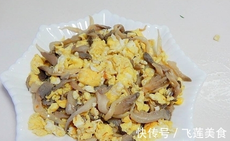 蛋白质|平菇炒鸡蛋,滋补强身,蛋白质是猪肉的4倍,我家孩子天天吃