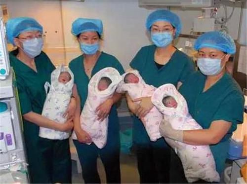 孩子|90后宝妈喜得4胞胎,看到宝宝的性别后,医生夸赞有福气