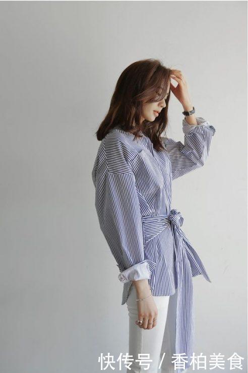 一定要必备的时尚单品!直条纹衬衫穿搭让你变身女强人!