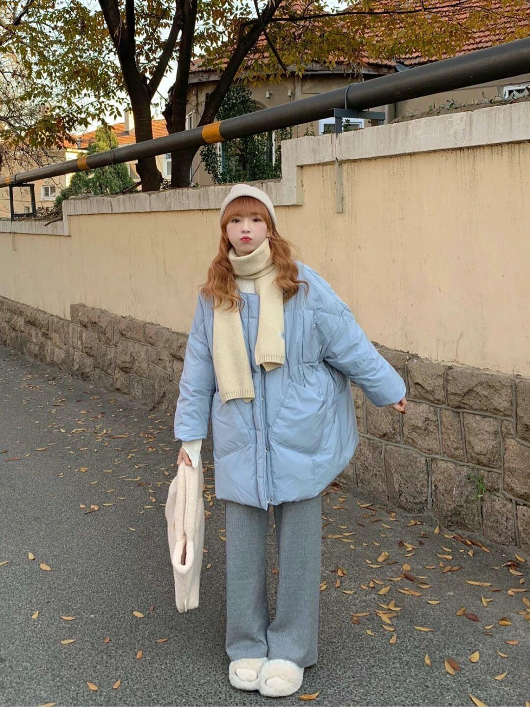 视觉效果|看潮人街拍就知道,羽绒服才是yyds,教你穿出好气质