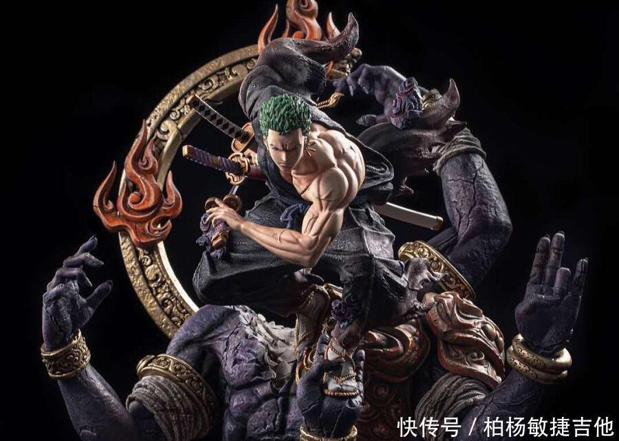 表情|海贼王索隆修罗道万元手办,能切换表情,底座更过分!