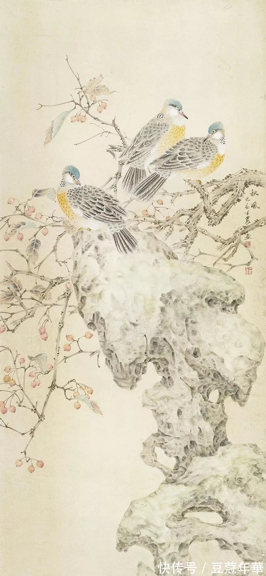 唯美!陈建强的花鸟画造境唯美,引人踏入清雅之境