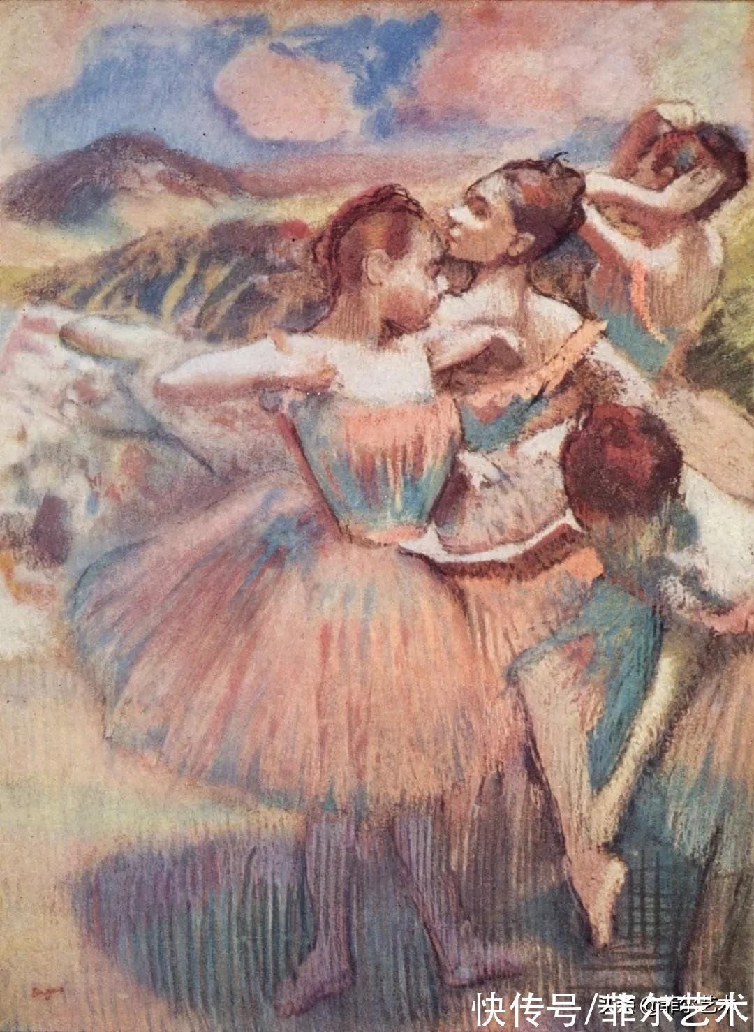 安格尔$法国艺术大师埃德加·德加舞女125幅油画作品,美翻了