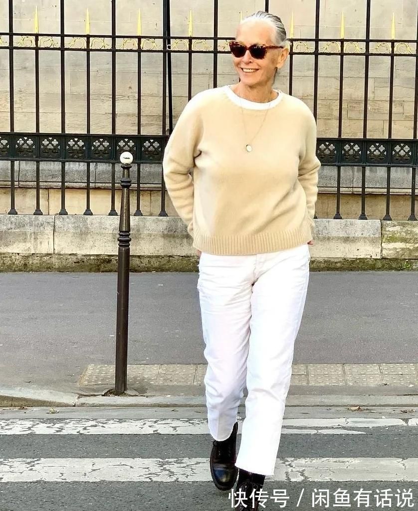 老太太|等我老了才不要穿“奶奶装”,学69岁法国老太太这样穿,优雅老去