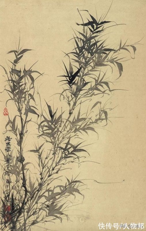 丁香花&怪老头高欢的画