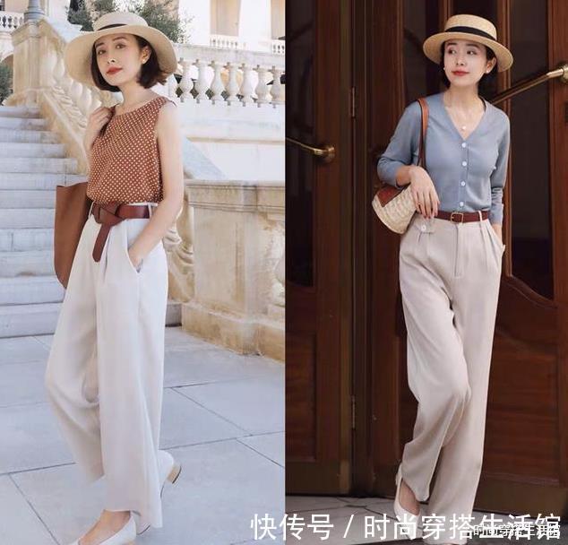小个子 为什么你穿阔腿裤就是“矮胖圆”?那是你不会搭!这4个细节要懂