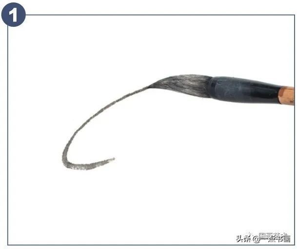 一步一步学画水墨大白菜