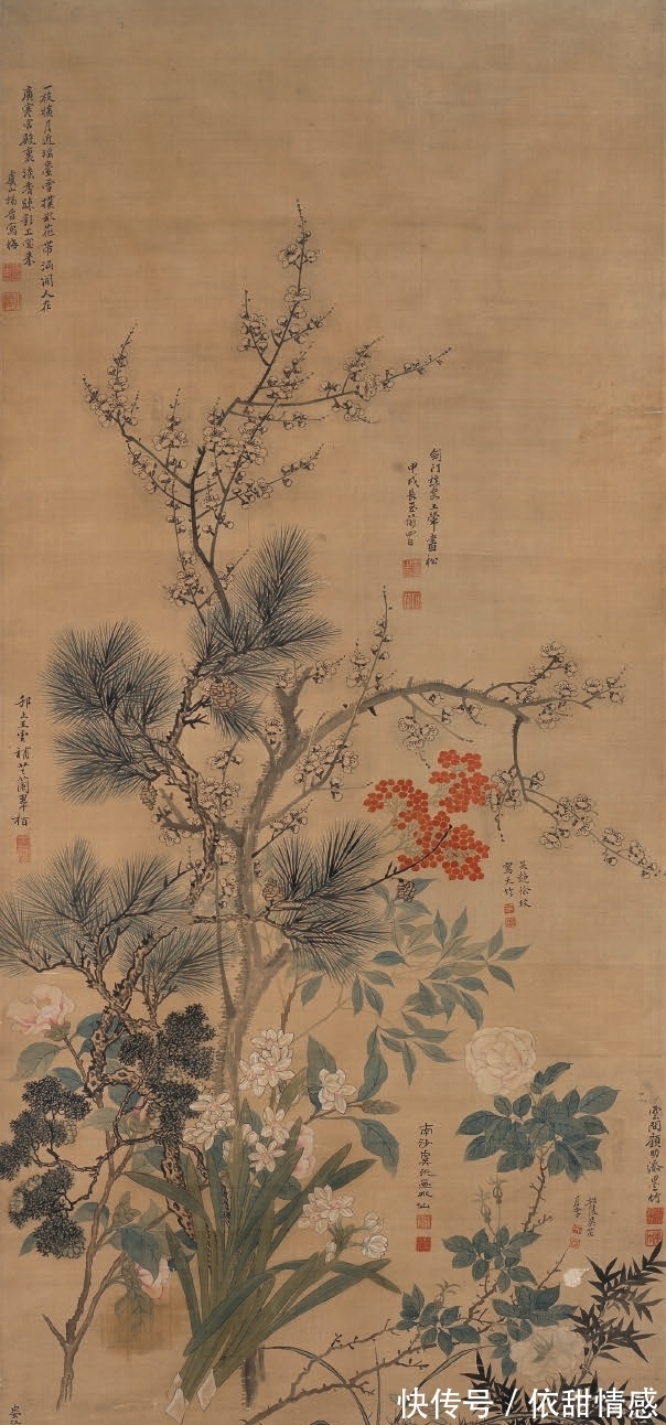 岁朝图!全网最全王翚(清代)个人绘画作品展