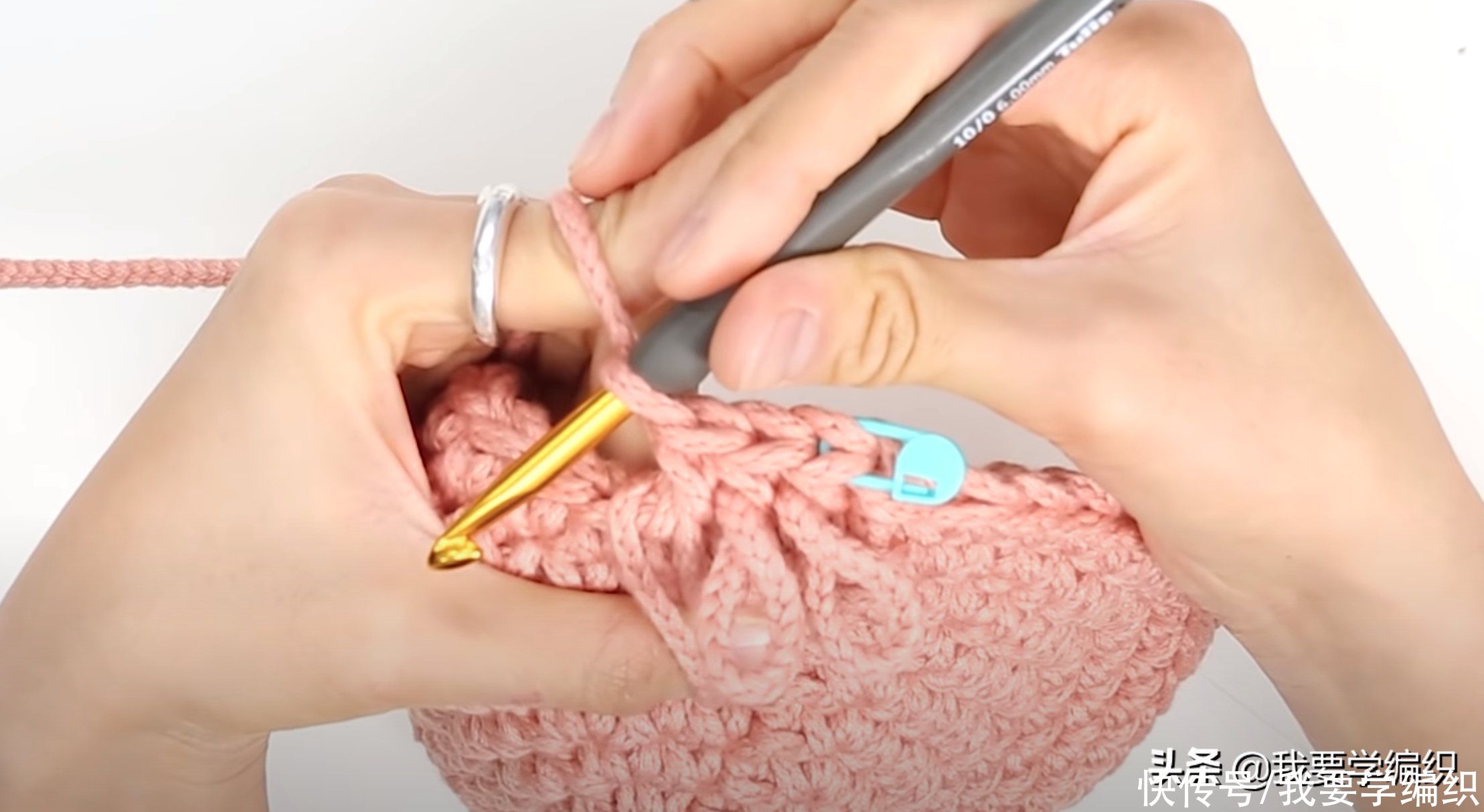 自己钩一款可爱又别致的手提包，刺猬包编织教程，新手入门级包包