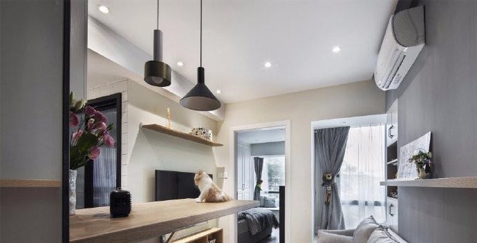 鞋柜|33平米超小户型，巴掌大的地方，厨房、客厅、卧室啥都有