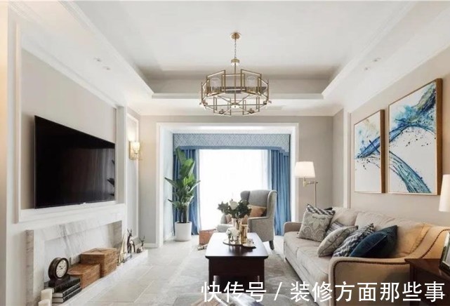 空间|100平美式二居室,温馨舒适、怡然悠闲