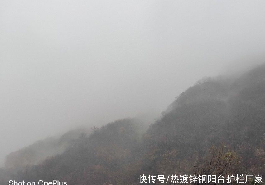 云雾|护栏姐：初冬时节九莲山，云雾缭绕，细雨迷蒙