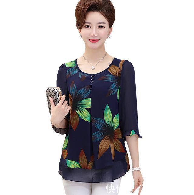 短袖 妈妈自从穿了这些上衣,衣柜里的衣服都不想再穿了