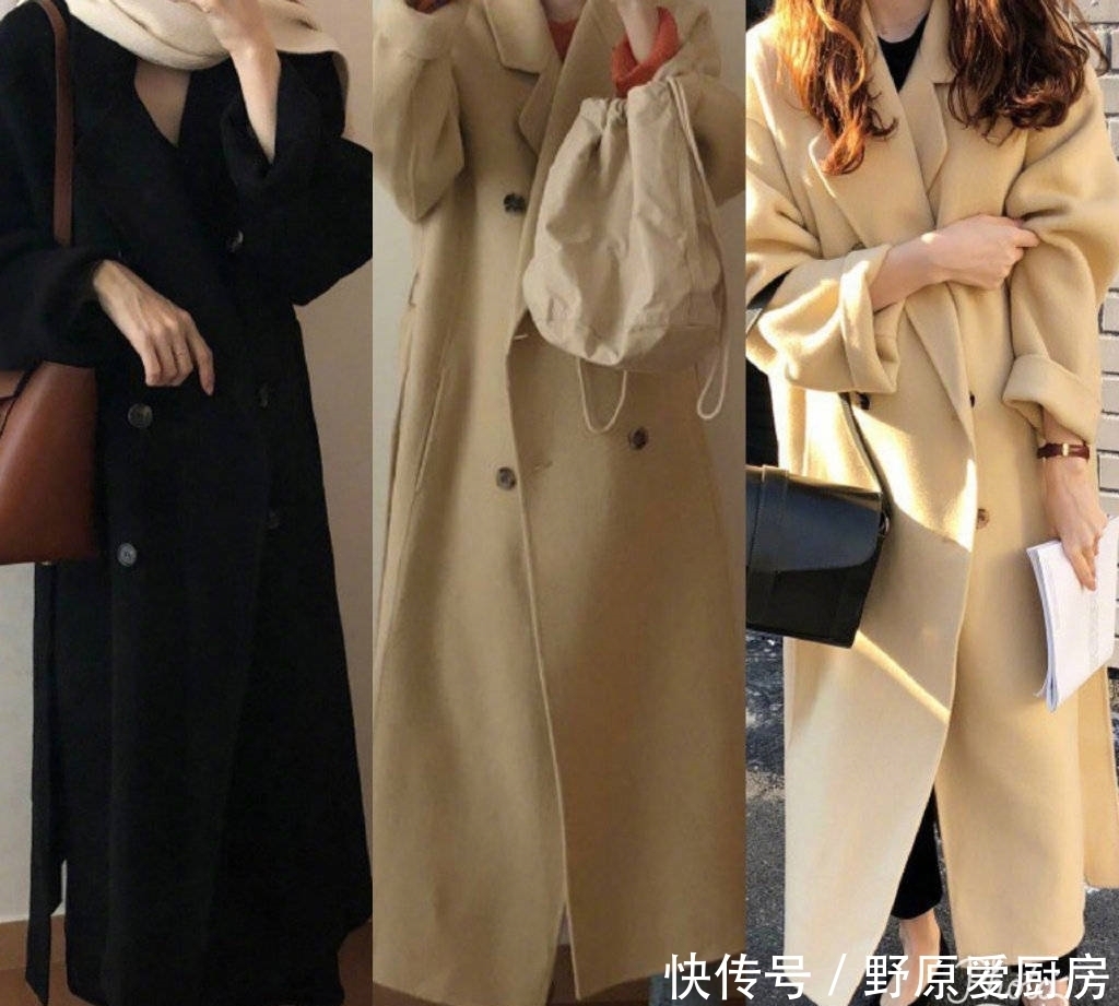 秋冬|秋冬大衣穿搭合集,天冷可以选择加棉款或者内搭薄羽绒,超实用!