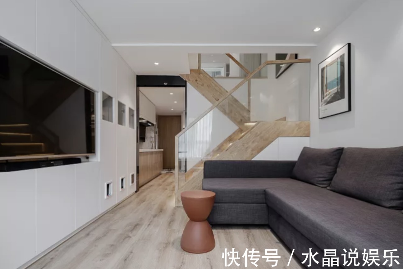 隐形柜|小户型拥有超强收纳空间又美观大气他家45平这么设计,值得学习