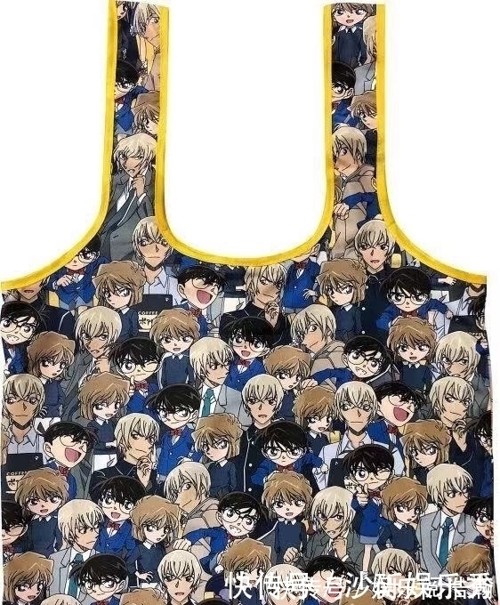 恐惧者|名侦探柯南推出环保购物袋,好多角色挤一起,密集恐惧者慎入!