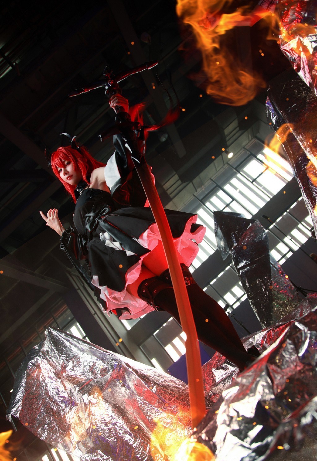 明日|cos:明日方舟cosplay 史尔特尔 随迟但到