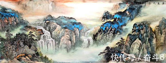 四大美女&当代实力派著名画家彭书春——山水作品欣赏