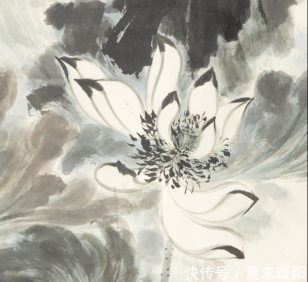 大千#极目苍穹 超以象外:张大千青绿山水杰构《李检法定林萧散图》