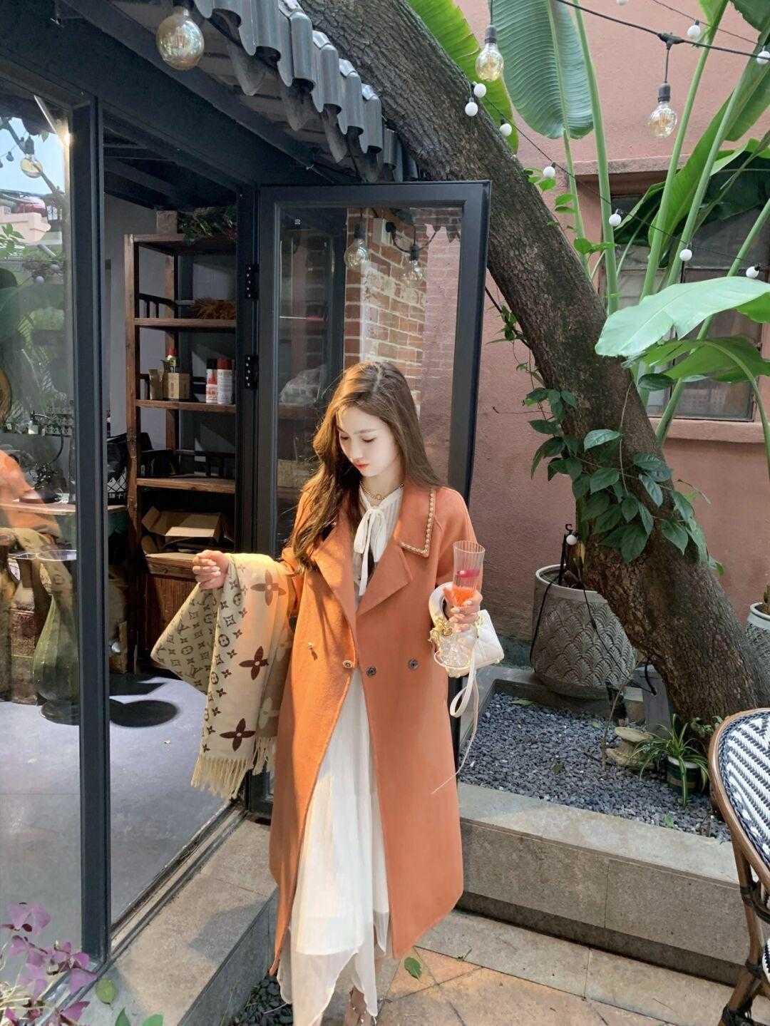 烟管裤|2021秋冬这几种大衣火了,洋气保暖又大方,怎么搭配都高级