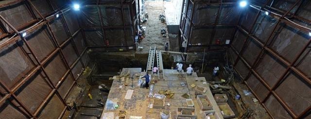 考古|考古发现汉代古墓,出土两千年前的火锅,锅里还有食物