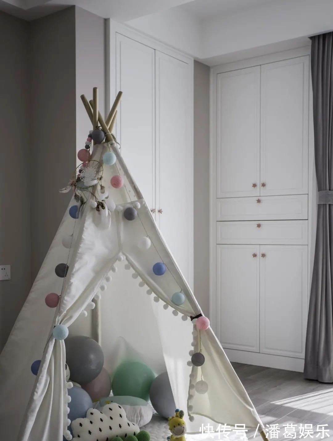 情趣|180㎡浪漫小窝,蓝与粉、灰与白,优雅情趣,轻松舒适