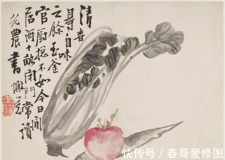 绘画作品@「津门网」大家熟知的扬州八怪之一,他画中的怪是他敢于突破束缚