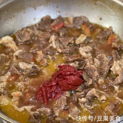 牛肉|汤浓味美??好吃到连汤都不剩??西红柿炖牛腩