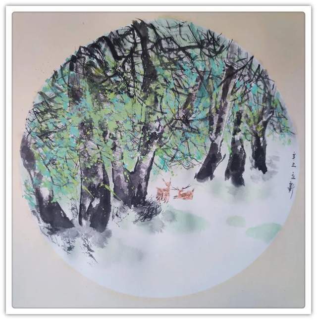 贺年@【书画贺年】蔡立新:恭祝全国人民新年快乐!