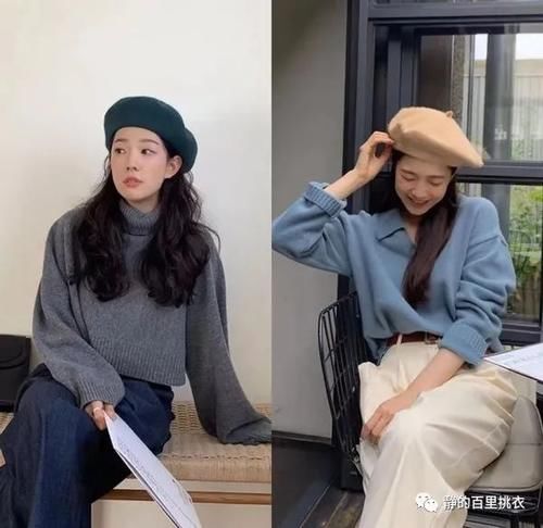 2021早春穿针织衫，学会穿法技巧的“精髓”，单穿叠穿都好看