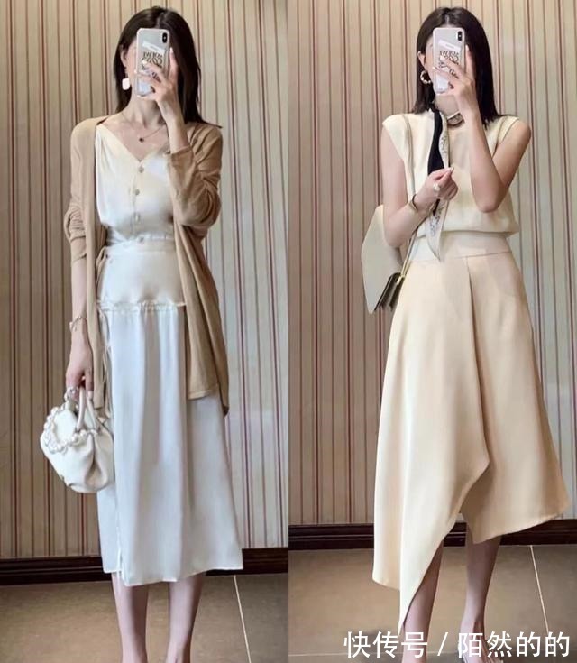 小裙子 教你这些显高穿搭用“小裙子+高跟鞋”来演绎初秋的时髦和优雅!