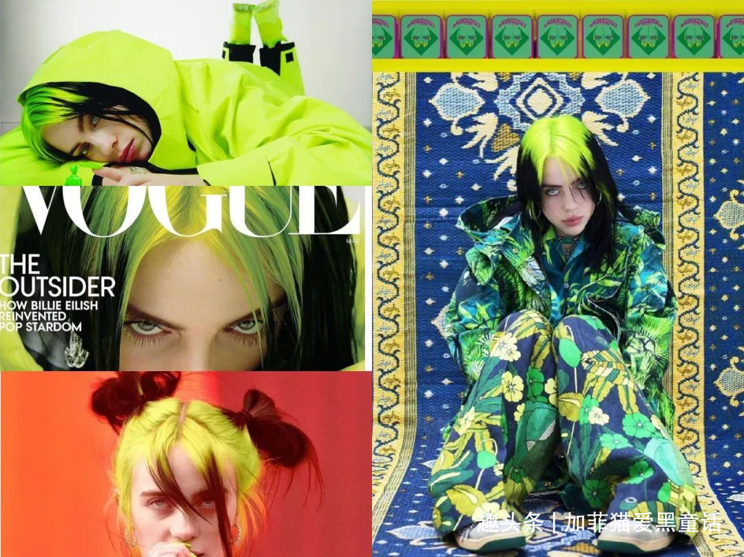 奇怪却又时尚的四款染发，挂耳染的潮流已去，爆顶染成热门宠儿？