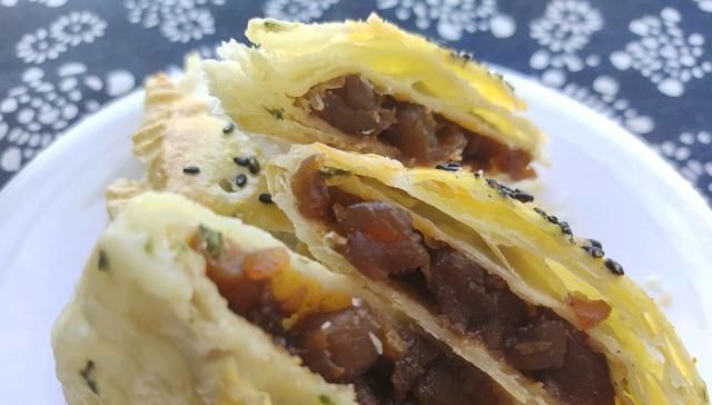 3张飞饼6个苹果酥,懒人版酥皮点心,小白也能做零失败