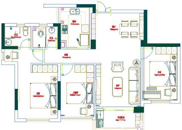 房子|现代风格三居室装修案例，124平米的房子装修多少钱？