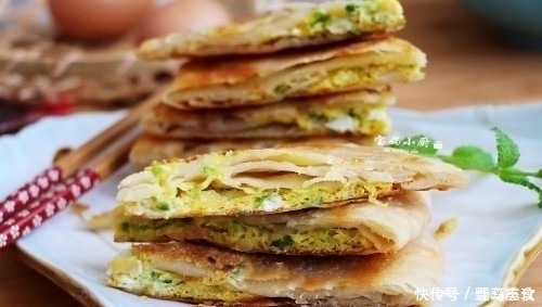 令家人着迷的早餐,鸡蛋灌饼自己做,外焦内软爱起层,一次成功