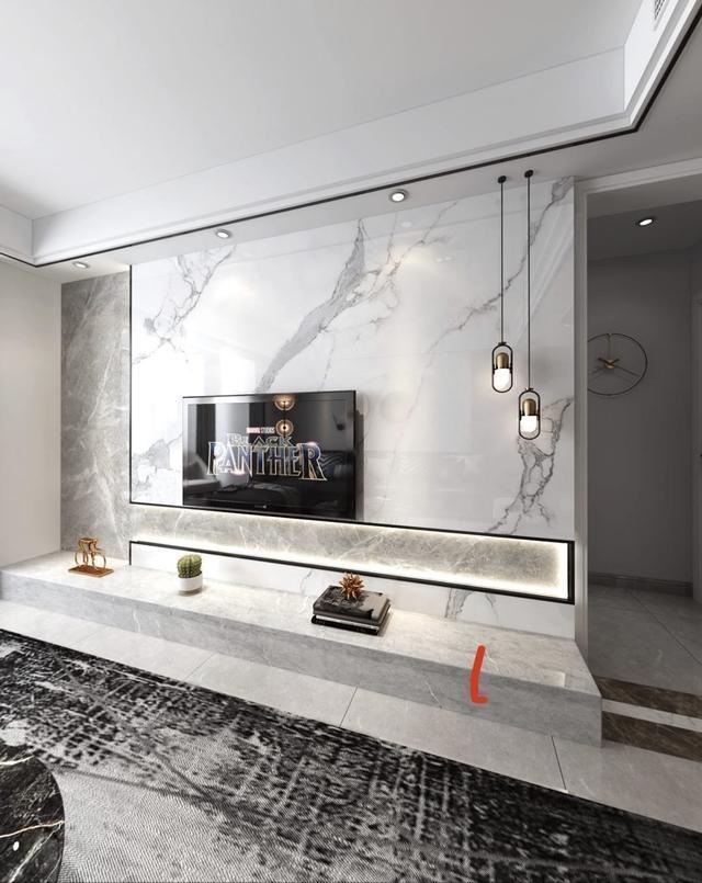 电视柜|电视背景墙怎么做才好看15个造型任你选，每一个都好看