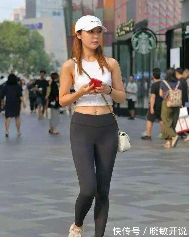 性感|紧致凹凸的打底裤美女，紧身收腰式设计完美融合，个性十足