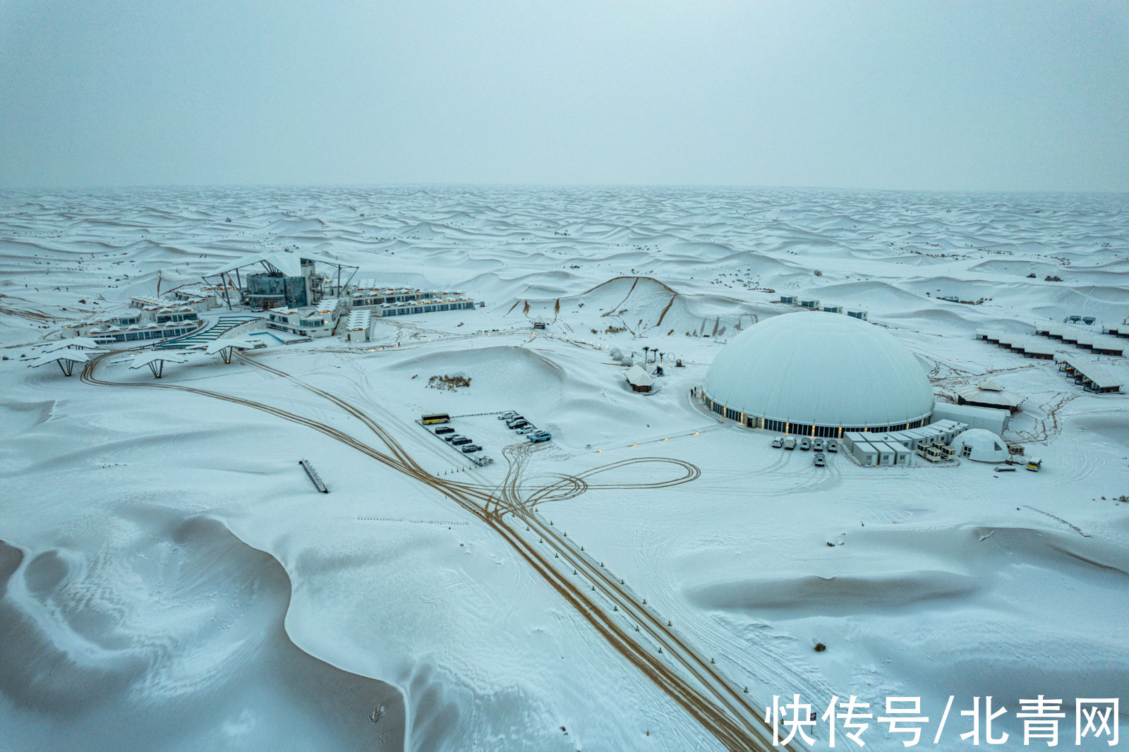 白色沙漠|高清大图：雪后的白色沙漠有多美？