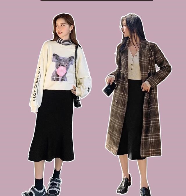 包容性 秋冬怎么穿才好看6条半裙12套搭配,轻松穿出时髦优雅小女人!