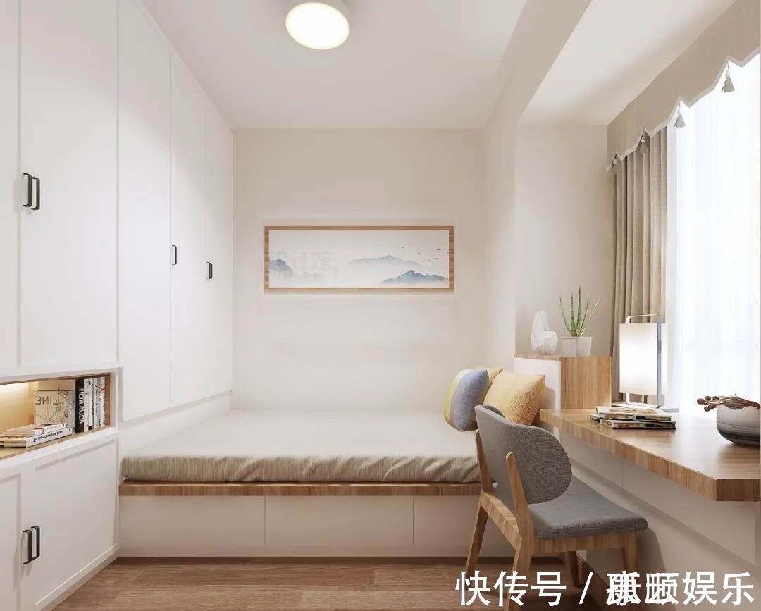 飘窗|卧室小怎么安排床和衣柜?小户型快看看,小卧室也有好方案